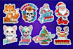 design custom cartoon sticker, badge, decals patch emoticon