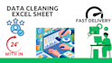 clean excel spreadsheet, excel data cleaning, data cleanup