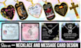 do profitable shineon  gearbubble message card jewelry necklaces design
