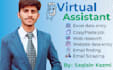 be a VA, copy paste, web research web scraping