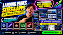 build a modern landing page, website, or web app