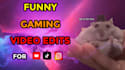 do funny gaming youtube video editing with free thumbnail