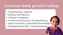 proofread and edit your german book