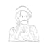 create potrait line art