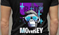 create stylish modern typographic t shirt design for streetwear