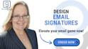 design a professional email signature