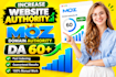 increase domain authority moz da 50 plus within 15 days