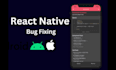 fix bugs on your react native app