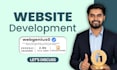 do website development as full stack web developer, PHP laravel HTML CSS react