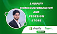 customize shopify clothing store or shopify dropshipping store design any theme