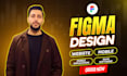 do figma design, figma website design, website ui ux, responsive design
