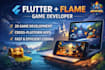 develop 2d game with flutter using flame game engine