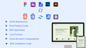 convert your figma ,psd,xd design to responsive html,css,tailwind,bootstrap,js