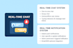 real time chat, notification systems and websocket integrations