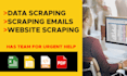 do email finding and web scraping