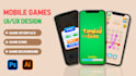 do mobile game app ui ux design