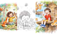 illustrate children story book illustration, children story, book illustration