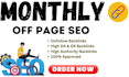 do monthly off page seo with high da, DR guestpost backlinks