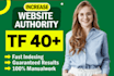 increase url trust flow tf 40 plus increase tf with quality link