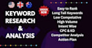 do advanced SEO keyword research and competitive analysis for gmb