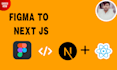convert the figma design to react or next js with tailwind CSS
