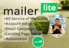 setup your mailerlite email marketing and design landing pages