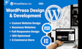 wordpress website development seo optimization e commerce HTML CSS PHP responsiv