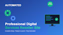setup automated professional digital services reseller site