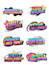 custom typography stickers for small businesses