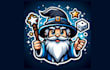 creative wizard gaming mascot logo design for your business