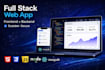 develop a full stack web application for your business