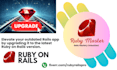 upgrade your ruby on rails app to the latest version