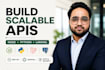 be your backend developer for api, web app in nodejs, python, laravel, django