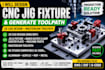 design cnc jig fixture and generate mastercam toolpath with nc code to machining