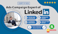 setup high performing linkedin ads campaign, setup linkdin insight tag with GTM