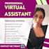be your proffesional virtual assistant