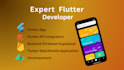 do mobile app development for both ios android using flutter