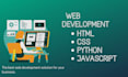 create optimized website using html css javascript