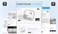 create wireframe design, user flow, prototypes, for your website