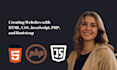 do web design and web development with HTML, CSS, js, PHP, bootstrap
