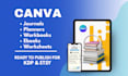 create workbooks ebooks worksheets template planners journals on canva
