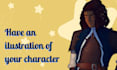 draw your rpg character in a full body pose