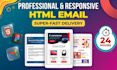 design responsive HTML email template