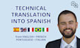 translate technical content into spanish