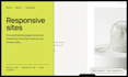 build a responsive astro or react landing page