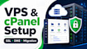 set up your vps server, cpanel, SSL and migrate your website