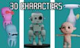 create a 3d character with just a image reference