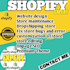 develop shopify website , bug fix, shopify developer, shopify store design
