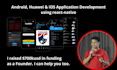 develop a mobile and web application using react native
