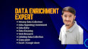 data enrichment, appending, data entry missing data collection, linkedin